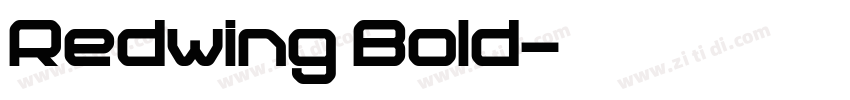 Redwing Bold字体转换
